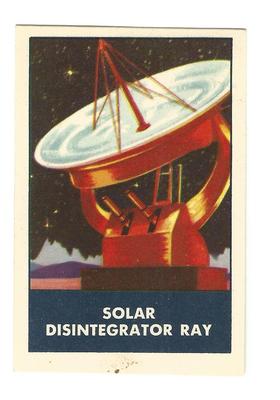 1950's SOLAR DISINTEGRATOR RAY Chex Cereal Premium Rockets Jets Weapons Series