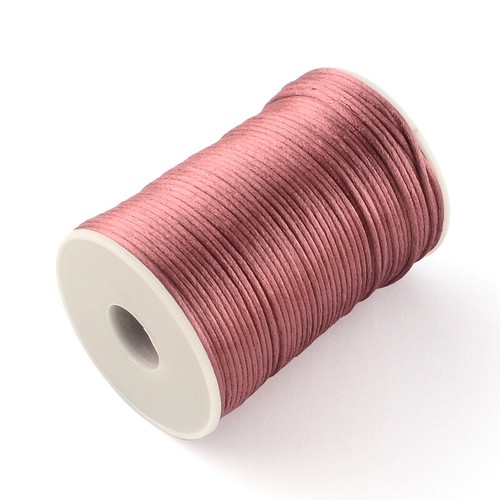 90m/roll Waxed Polyester Cords Sewing Crafting Thread Jewelry Beading String 2mm - Picture 22 of 39