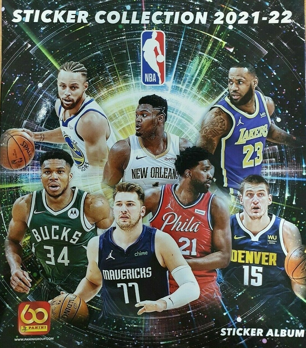 【NBA】91-92 PANINI STICKERS ALBUM Vintage '91-92 Panini NBA Sticker Album New Sealed 60