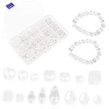 Framendino, 1000 Pack Assorted Glass Beads Suncatcher for Jewelry Making 