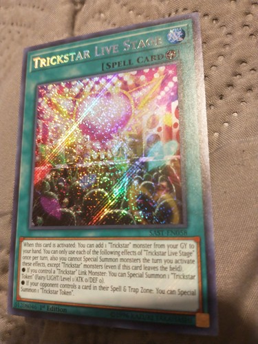Yugioh! Trickstar Live Stage - SAST-DE058 - Secret Rare - 1. Auflage Near Mint, - Bild 2 von 7