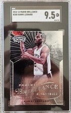Kawhi Leonard 2012 Panini Brilliance Starburst #288 Rookie SGC 9.5 PoP 0