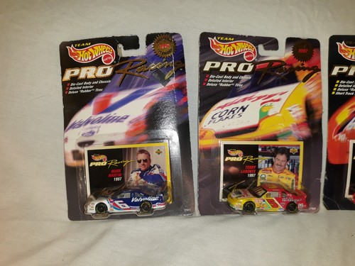 (FOUR) 1:64 diecast NASCAR Hot Wheels Pro Racing Series cars - Picture 2 of 3