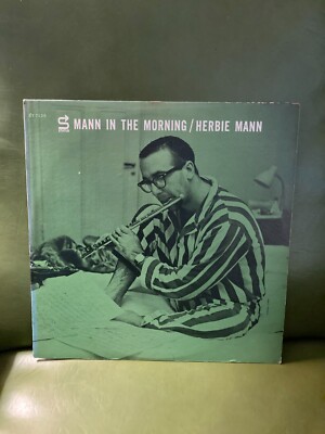 HERBIE MANN -Mann in the Morning ~LP Vinyl PRESTIGE Blue trident/Status Records