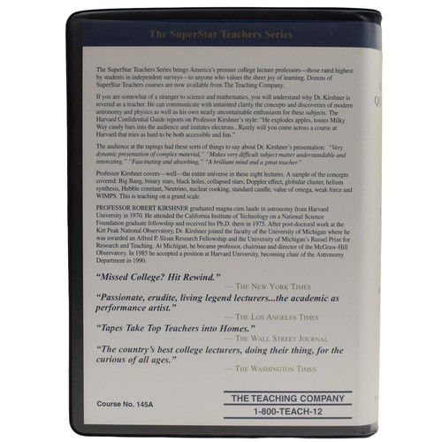 Cosmic Questions Astronomy from Quark to Quasar Great Courses Cassettes Book - Imagen 4 de 5