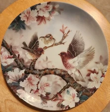 W.S. George "Melody at Daybreak" by Lena Liu Plate 7 of Nature's Poetry series