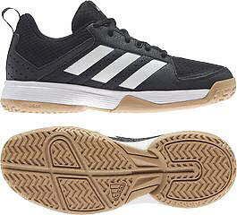 Кроссовки Adidas Ligra 7 Kids Hallenschuh Schwarz 12590₽
