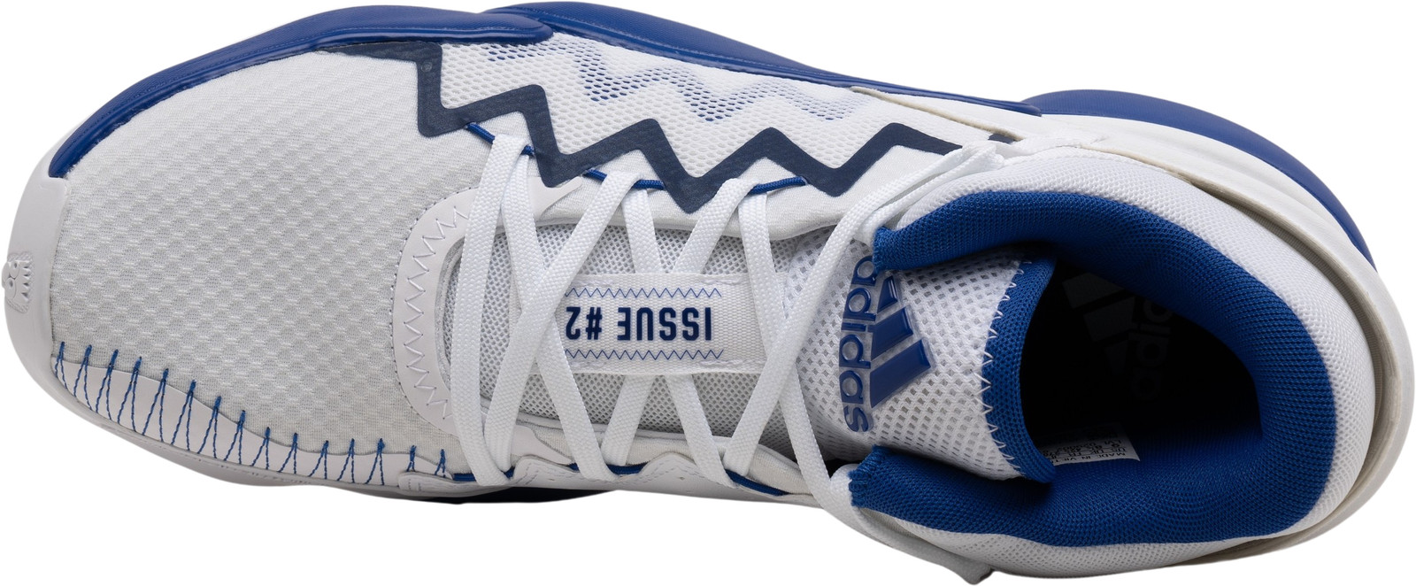 adidas D.O.N. Issue #2 White Royal Blue for Sale | Authenticity
