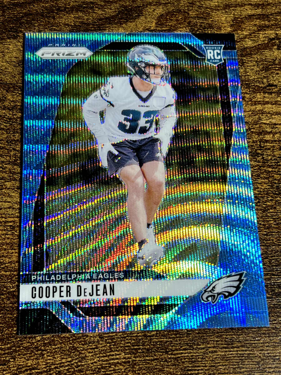 COOPER DEJEAN 2024 Panini Prizm Blue Wave Refractor /230 COOPER DEJEAN 2024 Panini Prizm Blue Wave Refractor /230