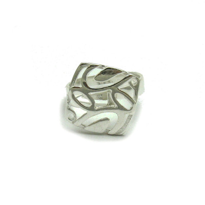 Handmade 925 Silver Ring - Geometric Design - Modern Ladies Ring