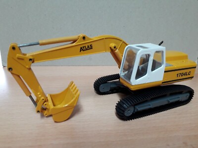 Atlas 1704-LC Raupenbagger GELB mit Tieflöffel ( Conrad 2906 ) 1:50-WSI_NZG_IMC