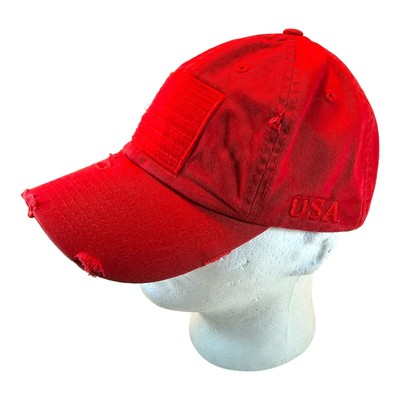 Men Classic Sports Outdoor Hat Cap USA Flag Red KBETHOS  display picture 1