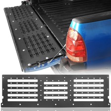 Fit 05-15 Toyota Tacoma Pickup Black Steel Rear Bed Tailgate Reinforcement Guard Fit 05-15 Toyota Tacoma Pickup Black Steel Rear Bed Tailgate Reinforcement Guard