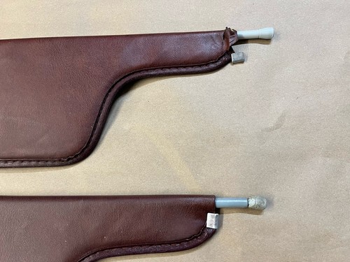 73-79 Ford Truck 78-79 Bronco Vinyl sun visors Sunvisors Maroon 1973-1979 - Picture 2 of 5