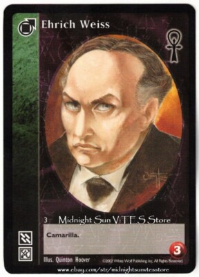 Ehrich Weiss Tremere Camarilla Edition V:TES VTES Vampire CCG