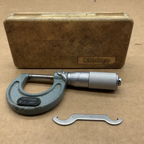 Mitutoyo 103-127 M115-1” Outside Micrometer Japan, Preowned