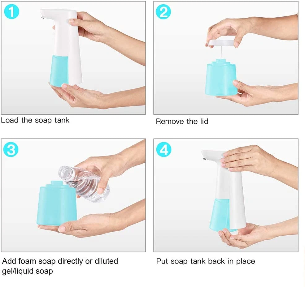 Countertop foam 2024 soap dispenser