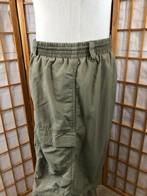 Pantalon Cargo Convertible Columbia PFG - Homme M, Beige, Nylon, Pour Pêche Et Randonnée, Occasion Très Bon état