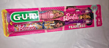 2 PACK Barbie ULTRA SOFT Fearless GUM Toothbrush Suction Cup Base CHILDS GIRLS