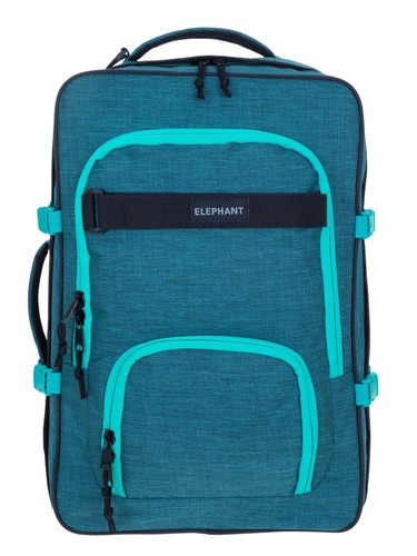 Rucksack Handgepäck Reise Tasche Bag IATA Damen Elephant Travel Fly 13029 Petrol - Bild 14 von 23