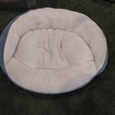 Dog Bed for medium dogs, plush donut style, slightly used