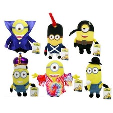 MINIONS Peluche MINION VESTITI FILM15cm A Scelta RE VAMPIRO PIRATA Bob Stuart