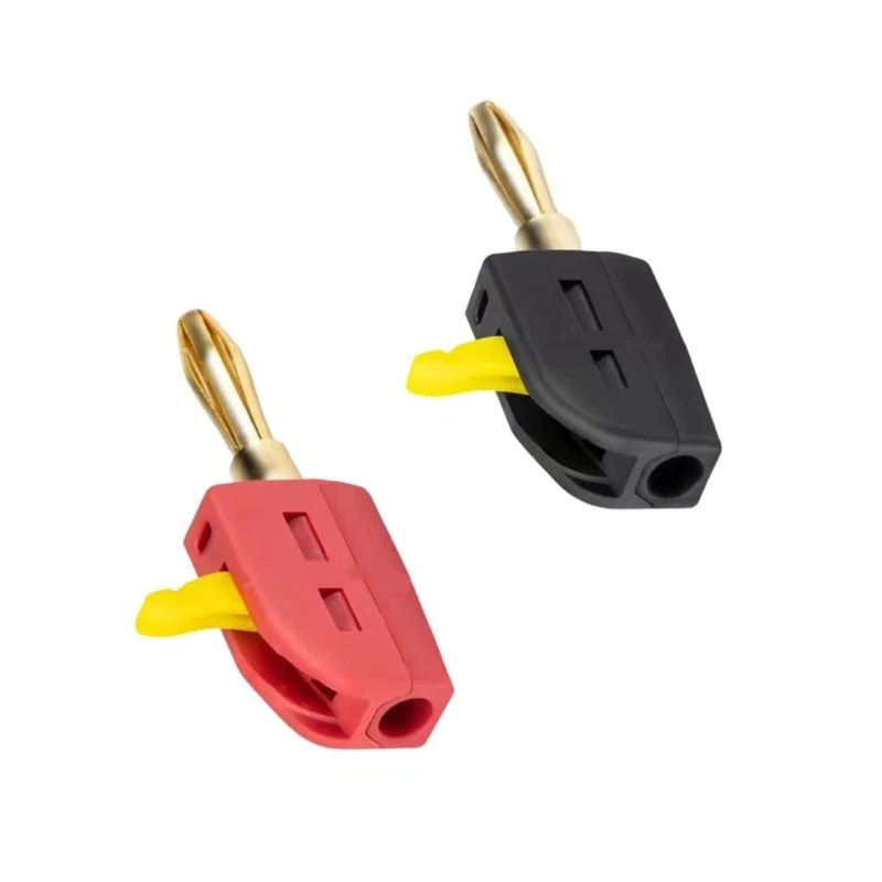 4mm Banana Plugs 32A High Current Gold Plated Terminals Speaker Wire Banana - Image 2 of 4