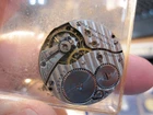 mans 0s Illinois wristwatch movement w good staff Geo W Messier Holyoke Mass
