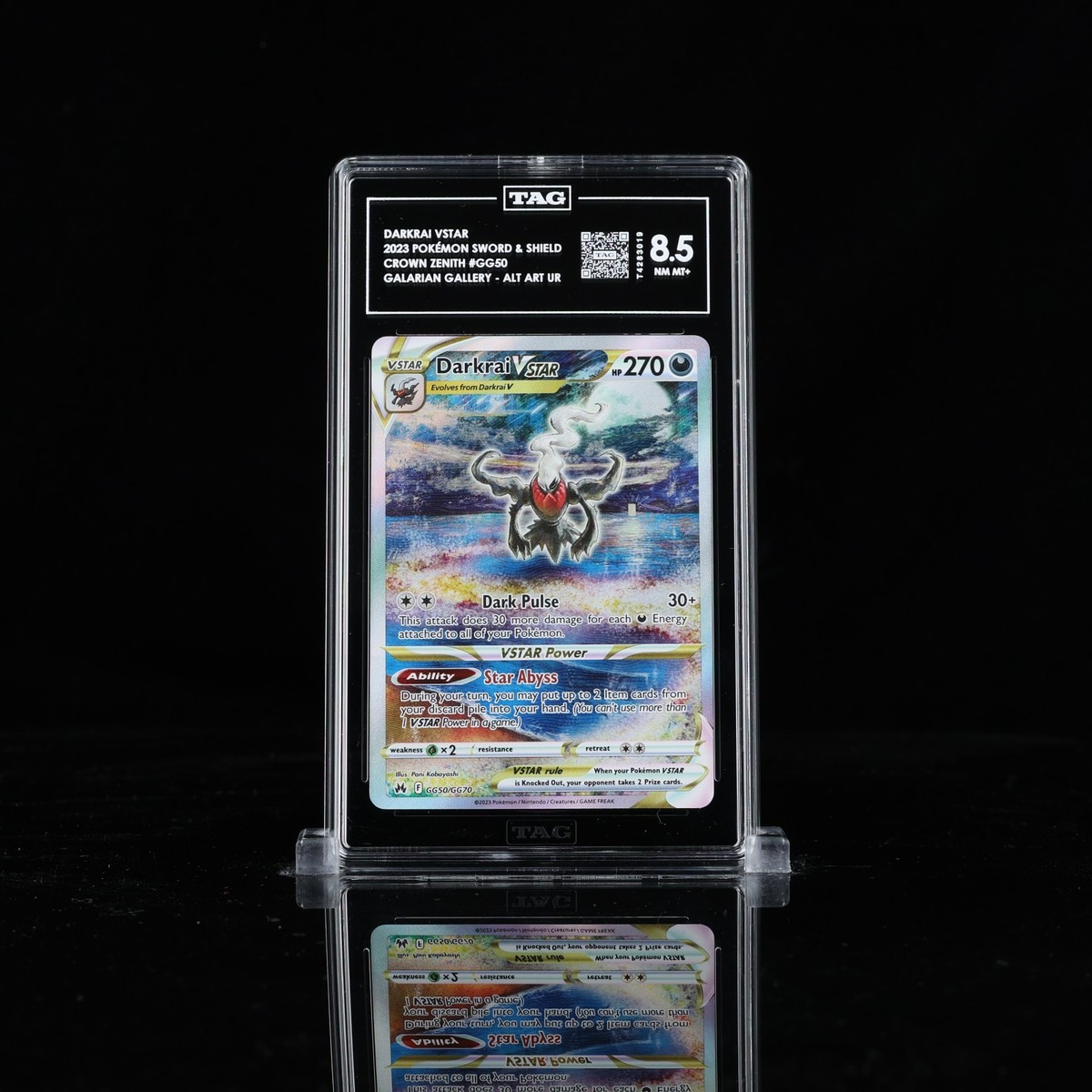 ポケモンカードゲーム Darkrai VSTAR SAR PSA10 PSA 10 Gem Mint Darkrai Vstar 008/020 Vstar Starter Set 2022