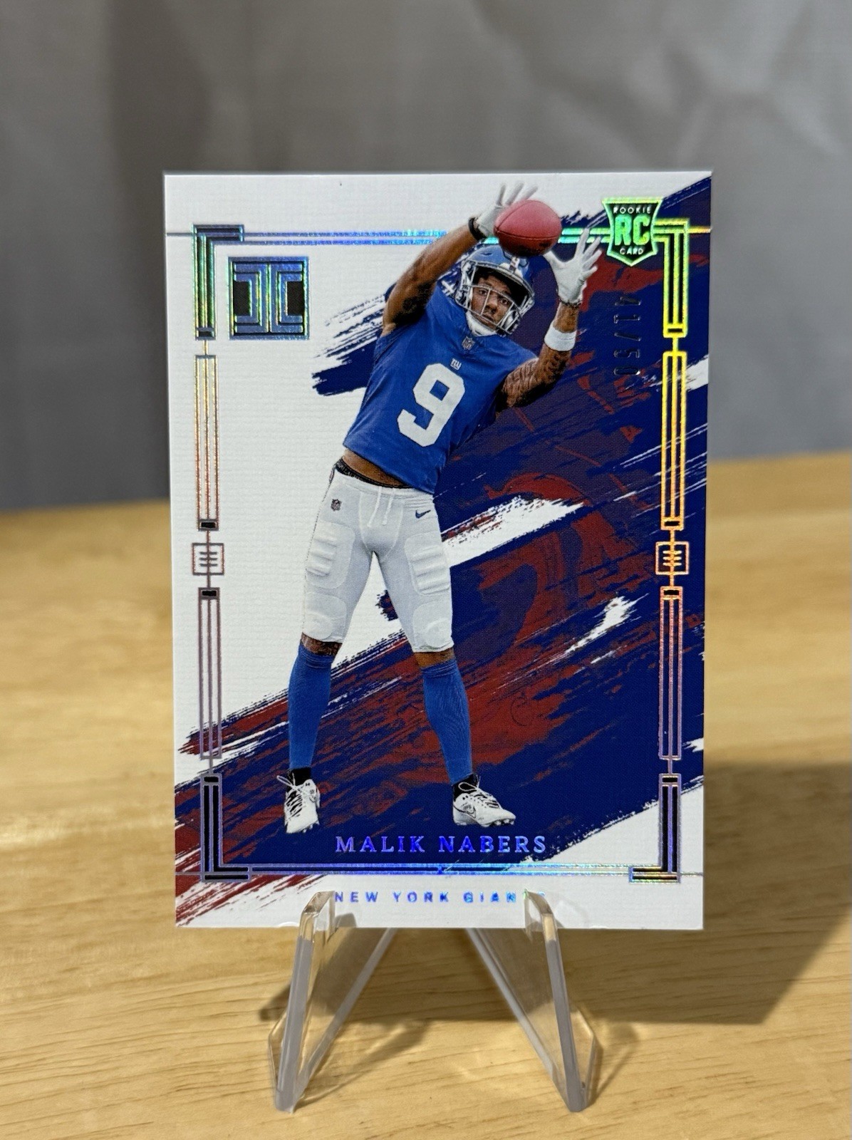 (RC) Malik Nabers #75 - 2024 Panini Impeccable - Silver /50