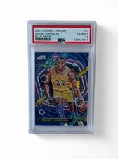 Magic Johnson 2023 Topps Cosmic Chrome 57 RC Blue Moon Refractor /99 PSA 10