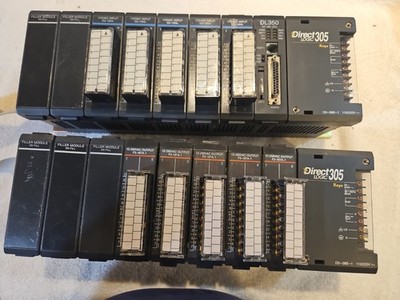Direct Logic 305 With Dl350cpu Qty 5 D3-16na Inputs And Qty 5 F3-16ta-1 Outputs