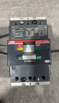 ABB SACE TIN 100 SACE TMAX 15A Circuit Breaker 3-Pole 600V