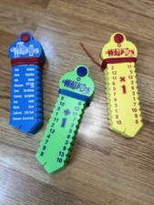 Saxon Math Learning Wrap Ups Multiplication, Addition, State Capital Key Vintage