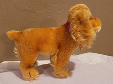 Vintage Steiff Cocker Spaniel "Cockie" Dog Germany Standing 6.5"X9" Tag
