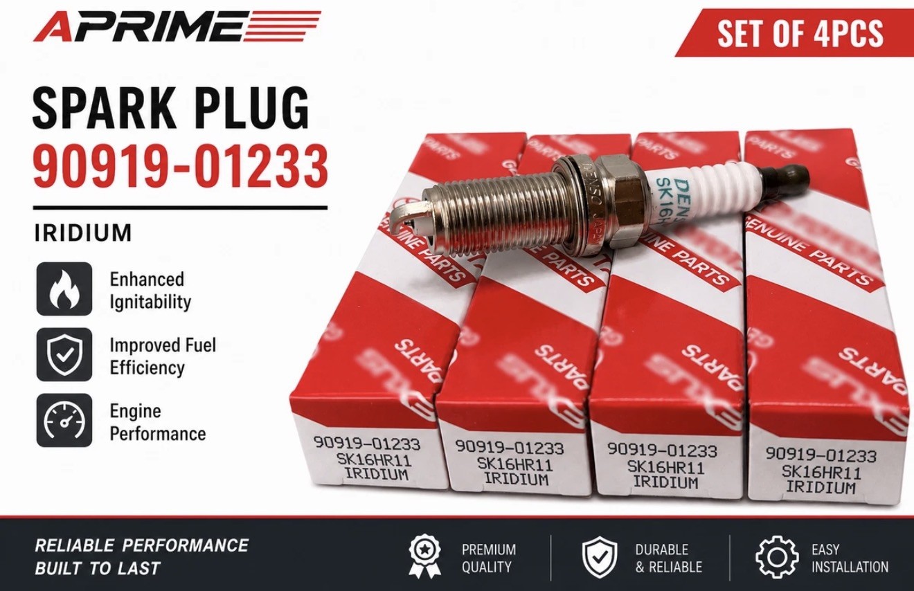 Toyota Tundra  14-24 4RUNNER V6 4.0L Spark Plugs Set of 4pcs 90919-01233