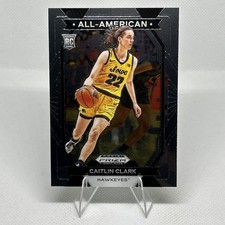 Caitlin Clark Rookie Card RC Silver Prizm Draft Picks All American 23