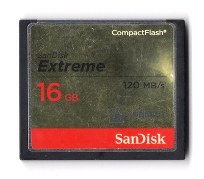(HEAVY DENTS) SanDisk Extreme 16GB 120MB/s UDMA 7 CF Compact Flash Memory Card