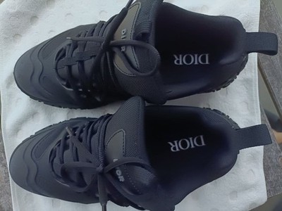 Men 10.5US Dior Hiking Shoes Super Rare Men'S Sneakers Black Mesh