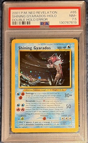 Shining Gyarados (Unlimited) graded PSA 7.5 for sale on eBay