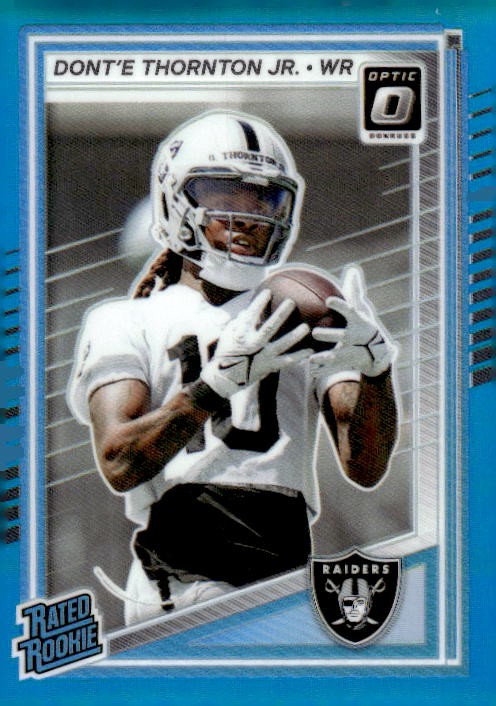 2025 Donruss Optic #279 Dont'e Thornton Jr. Aqua #/349