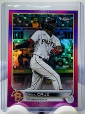2022 Topps Chrome Oneil Cruz Pink Refractor Rookie Pittsburgh Pirates Card #128