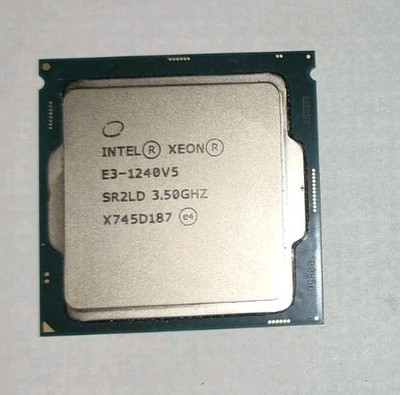 Intel Xeon E3-1240 V5 Quad Core 3,5 GHz * SR2LD