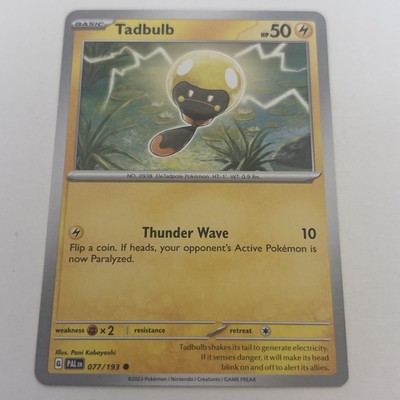 Tadbulb - 077/193 Scarlet & Violet Paldea Evolved Common Pokemon Mint Condition