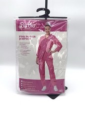 Barbie The Movie Adult Pink Power Jumpsuit XL 16-18 Spirit Halloween Costume EUC
