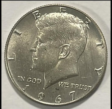 MONETA COIN AMERICA U.S.A. HALF DOLLAR 1967 ½ $ Kennedy Half Dollar