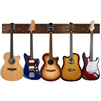 UPELLA Guitar Wall Mount Hangers, Holds Multi Guitars, Aluminum Metal Guitar ...