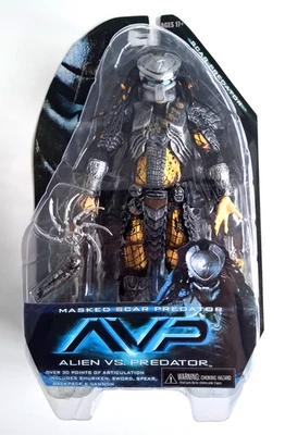 Alien vs. Predator Aliens Xenomorpf HR Giger Neca Figur AVP Masked Scar Predator - Bild 1 von 4