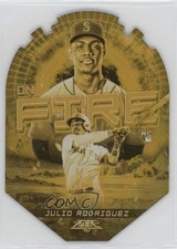 2022 Topps Fire En Fuego Gold Minted Julio Rodriguez #EF-30 19n6