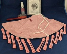 Pleasant Company American Girl Doll Hair Care Kit Curlers End Papers Brush Cape